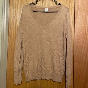 Large tan sweater